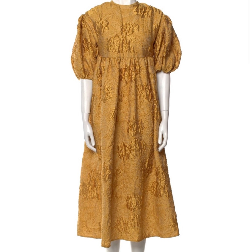 RHODE Ruth Dress in gold
